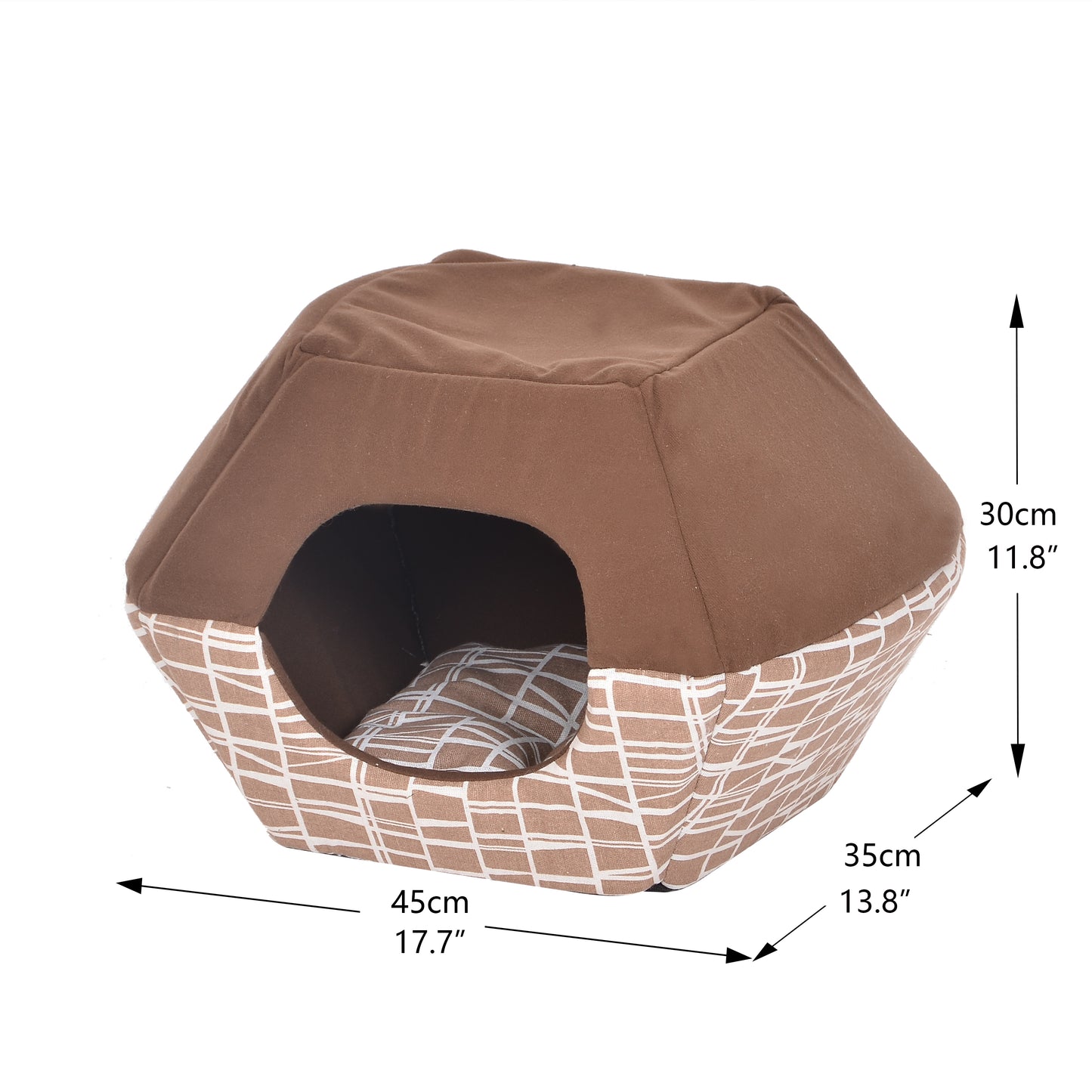 Pandora Pet Bed Brown