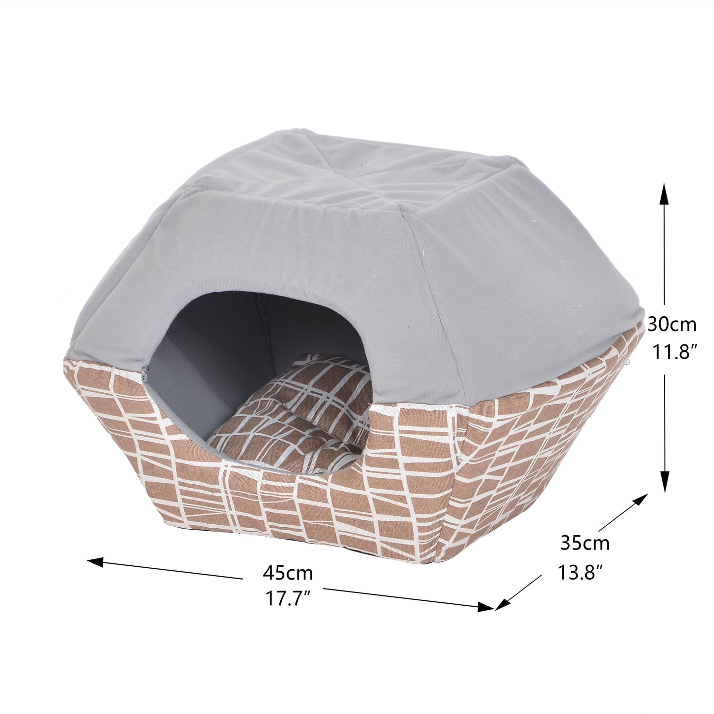 Pandora Pet Bed Grey