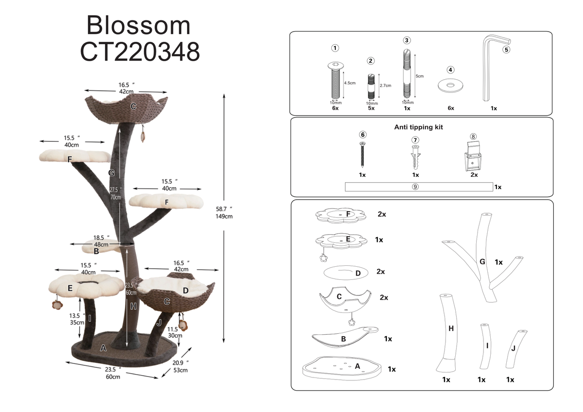 Blossom - Parts