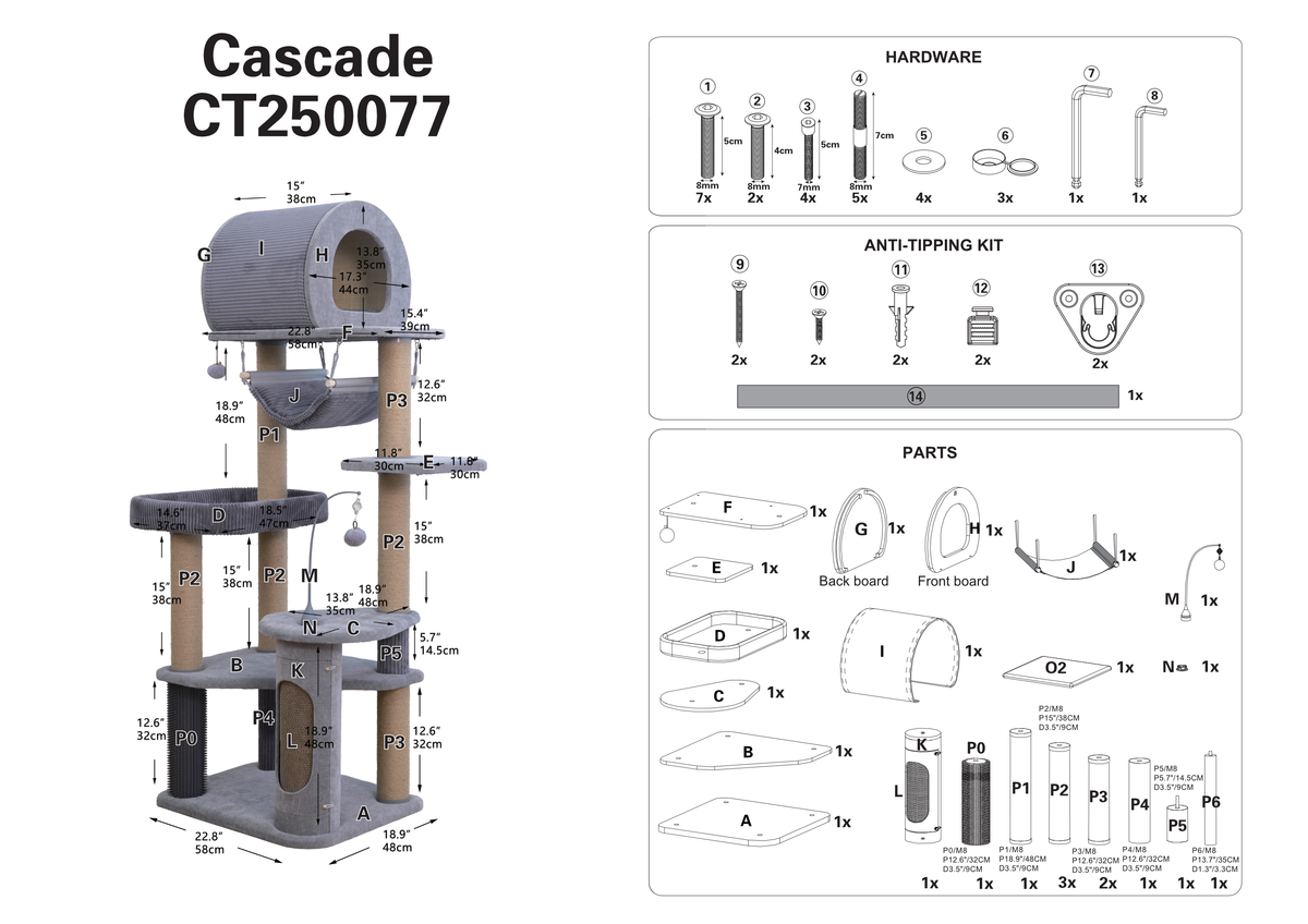 Cascade - Parts