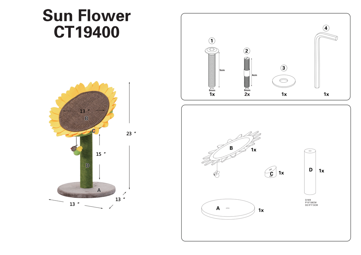 Sunflower - Parts