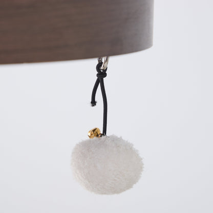 Catry Trinity CT240359 Cat tree with a dangling cat toy ball on a white background.